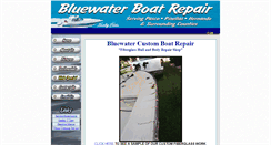 Desktop Screenshot of bluewaterboatworks.com